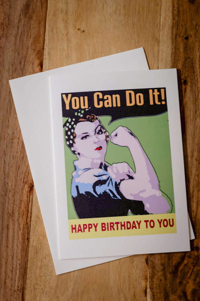 Geburtstagskarte "You can do it!"