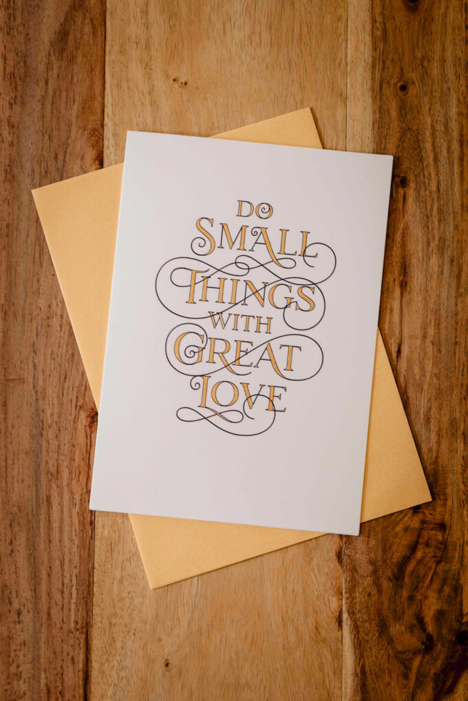 Mutmacherkarte «Small Things»