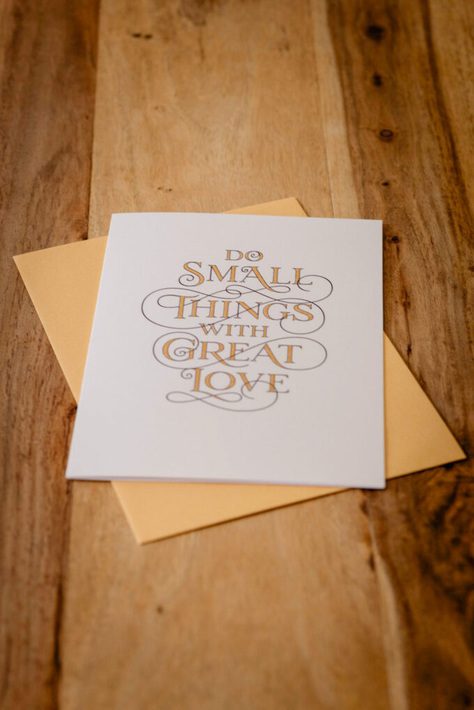 Mutmacherkarte «Small Things» – Bild 2
