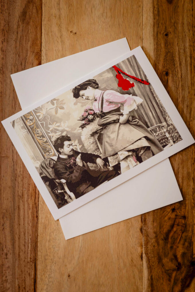 Kunstkarte "Mann und Frau"