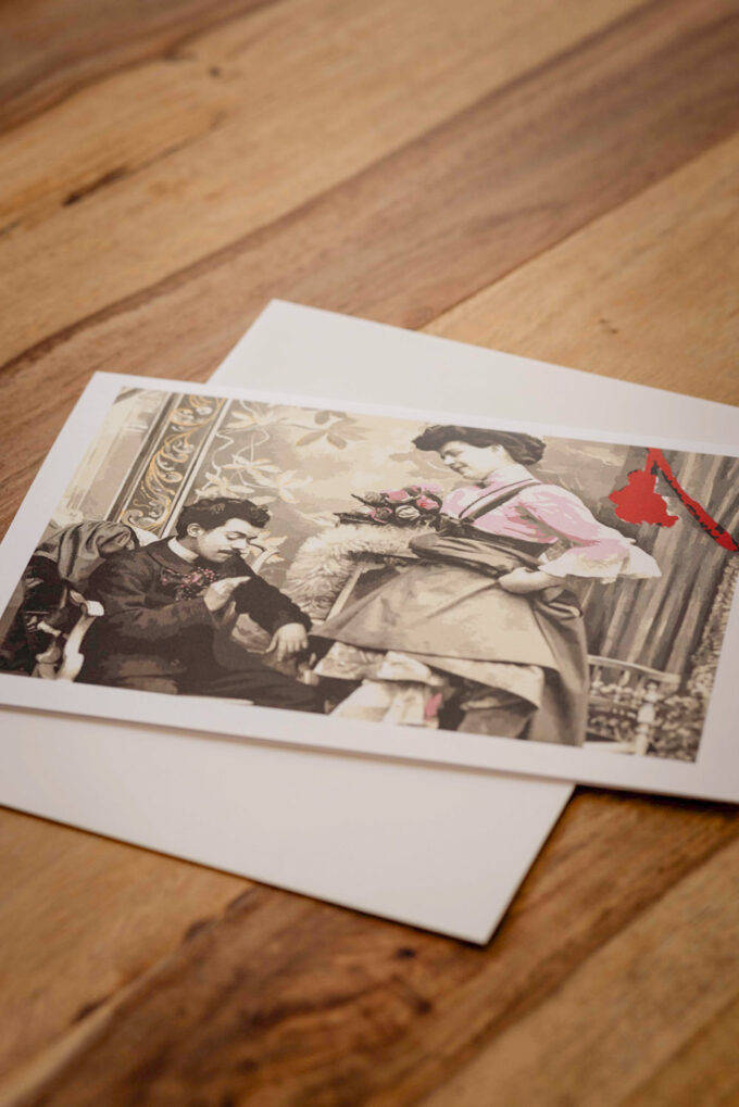 Kunstkarte "Mann und Frau" – Bild 3