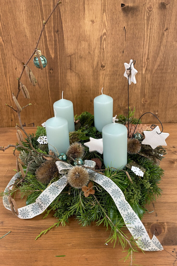Adventskranz mit 4 Kerzen