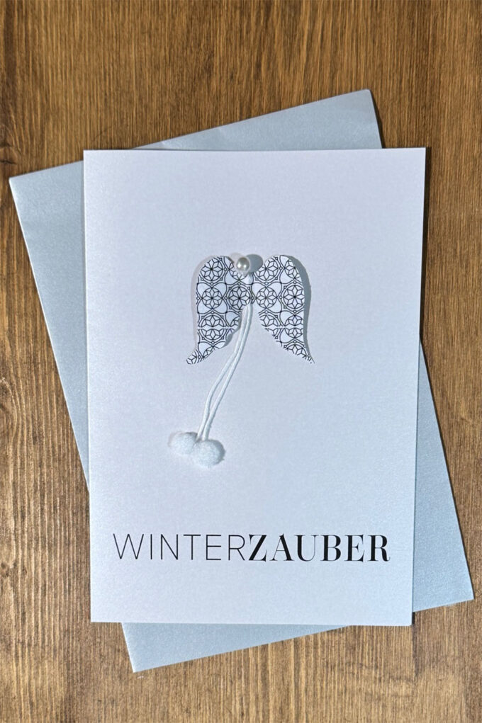Weihnachtskarte «Winterzauberengel»