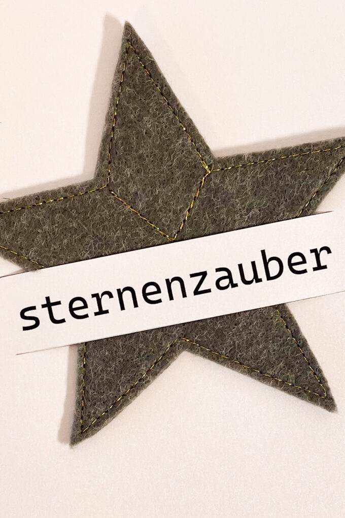 Weihnachtskarte «Sternenzauber» – Bild 2