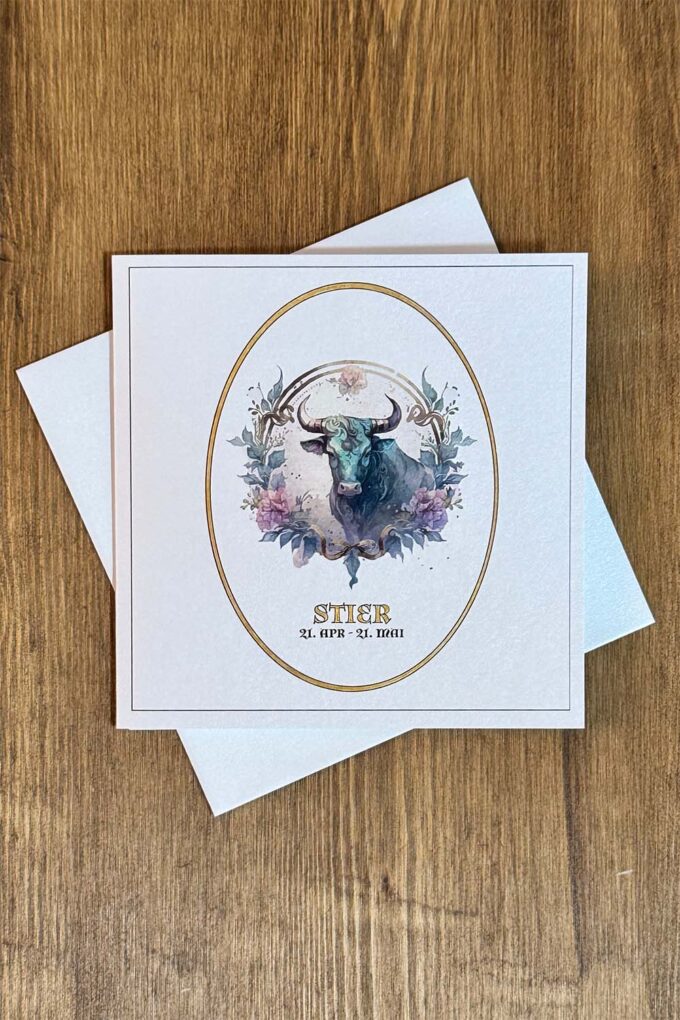 Sternzeichenkarte Stier