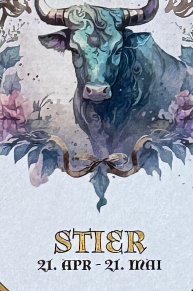 Sternzeichenkarte Stier – Bild 2