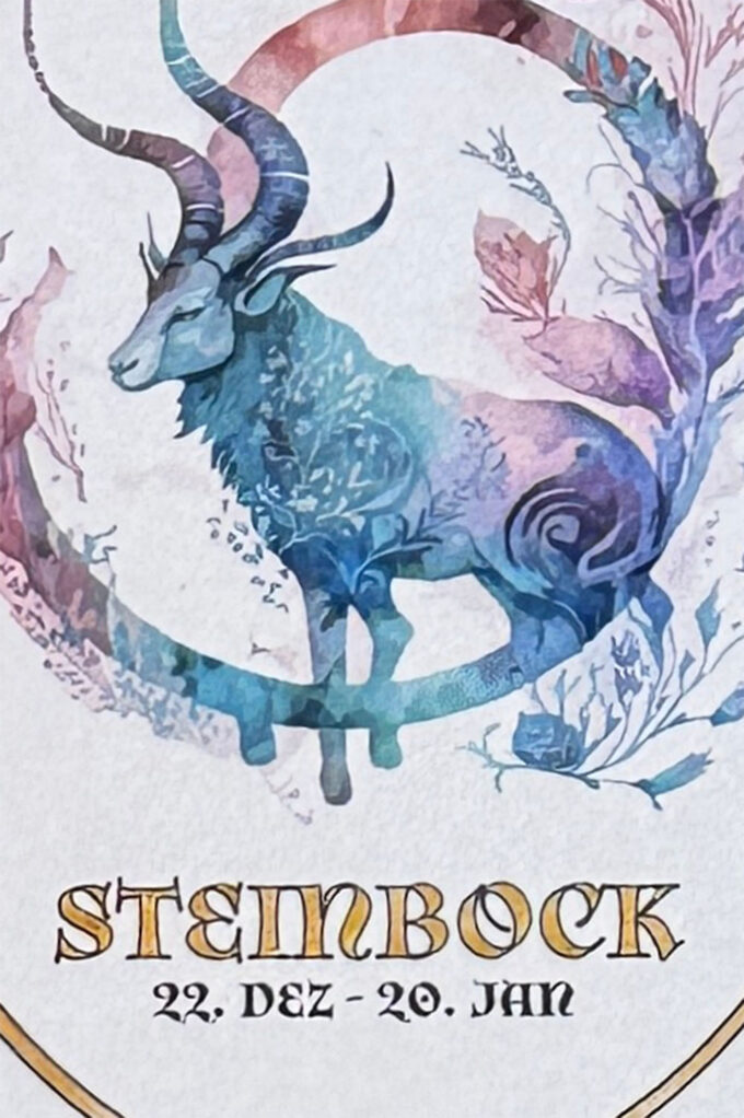 Sternzeichenkarte Steinbock – Bild 2
