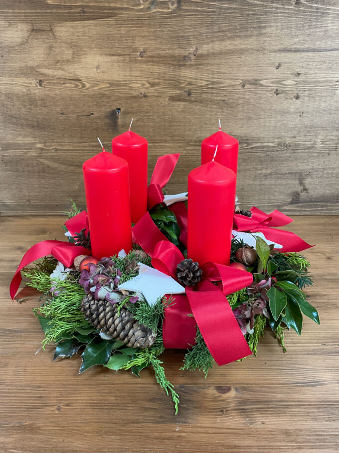 Adventskranz mit 4 Kerzen – Bild 6