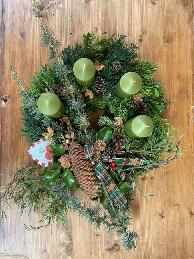 Adventskranz mit 4 Kerzen – Bild 5